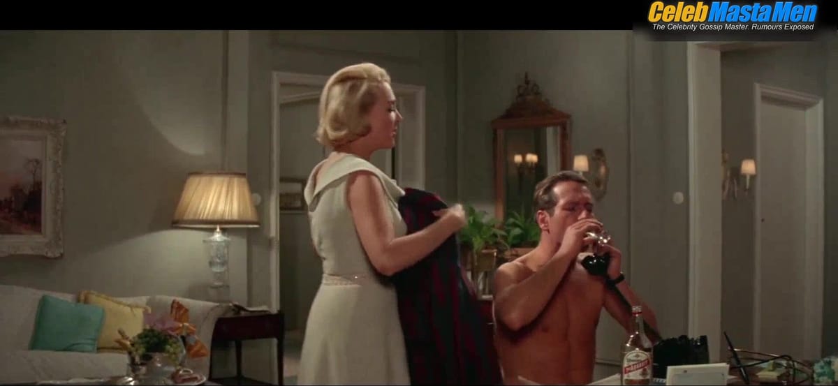 Paul Newman's Shirtless Scene from The Prize
