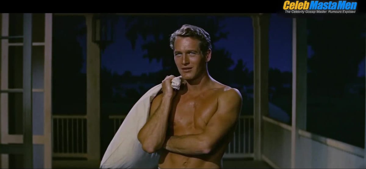 Paul Newman's Shirtless, Underwear Scene from The Long, Hot Summer