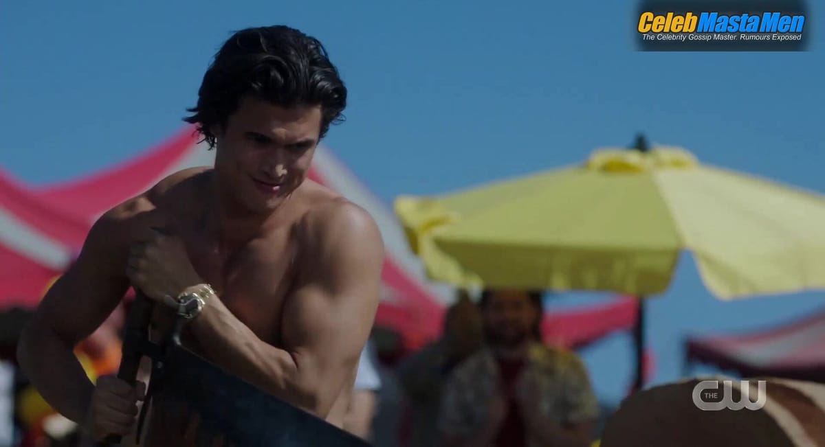 Charles Melton and K.J. Apa Bare Chest Scene in Riverdale