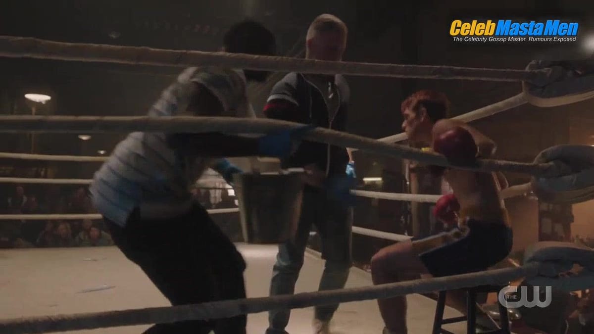 K.J. Apa and Darcy Hinds Shirtless Scene from Riverdale